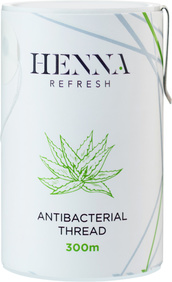 Антибактериальная нить для тридинга с соком алоэ Henna Refresh 0