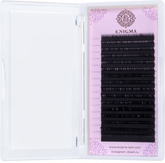 Черные ресницы Enigma, 16 линий, 06 C 0.15 0