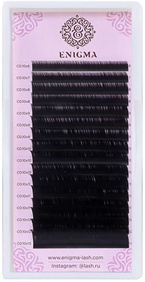 Черные ресницы ENIGMA, микс, 16 линий SALE 0