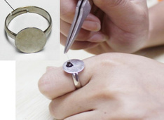 Кольцо для клея металлическое, 1 шт. 0