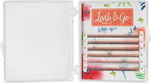 Белые ресницы Lash&Go, микс, 6 линий