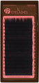 Черные ресницы Neicha, 16 линий, микс L 0.10 8-14 (Natural Curve)