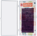 Фиолетовые ресницы Lash&Go, микс, 16 линий