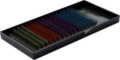 Оттеночные (двухцветные) ресницы LASH ME, 4 цвета