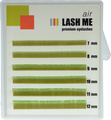 Ресницы LASH ME Air, САЛАТОВЫЙ, 6 лент