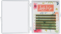 Светло-зеленые ресницы Lash&Go, микс, 6 линий