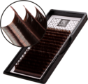 Темно-коричневые ресницы Горький шоколад BARBARA микс