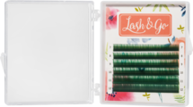 Зеленые ресницы Lash&Go, микс, 6 линий