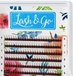 Черные ресницы Lash&Go готовые пучки 2D, микс, 16 линий 1