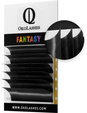 Черные ресницы OkoLashes FANTASY, мини микс 7-12