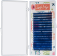 Синие ресницы Lash&Go, микс, 16 линий