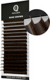 Коричневые ресницы OkoLashes Professional Dark Chocolate, микс D 8-14