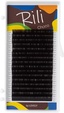 Ресницы темно-коричневые Rili Choco, отдельные длины, 16 линий