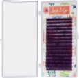 Фиолетовые ресницы Lash&Go, микс, 16 линий