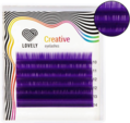 Ресницы фиолетовые (purple) Lovely, 6 линий, микс D 0.10 10-14