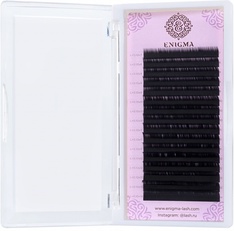 Черные ресницы Enigma, 16 линий, 12 C+ 0.10 0