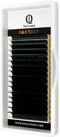 Черные ресницы OkoLashes FANTASY, микс 6-14 L+ 0.07 0