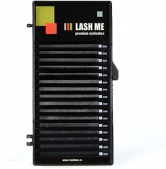 Черные ресницы LASH ME, 16 линий, 08 B 0.15 (уценка, поврежденная упаковка) 0