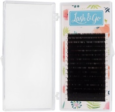 Черные ресницы Lash&Go микс 5-9 C 0.15 (16 линий) 0