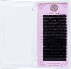 Черные ресницы Enigma, 16 линий, микс 7-14 C 0.07 0