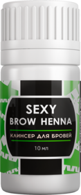 Клинсер для очищения кожи после оформления бровей Sexy Brow Henna, 10 мл 0