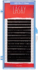 Ресницы черные Lovely LASHY, 16 линий, микс D 0.10 5-10 мм 0