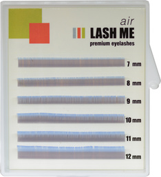 Ресницы LASH ME Air, ГОЛУБОЙ, 6 лент 7-12 C 0.10 0