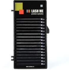 Черные ресницы LASH ME, 16 линий, 15 C 0.20 0