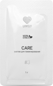 Состав для ламинирования Lovely Solution №3 Care в саше, 1г 0